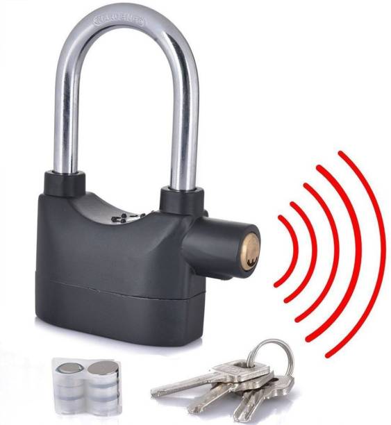 YUKI Anti Theft System Security Pad Lock with Burglar Smart Alarm Siren Motion Sensor Alarm Lock-A37 Universal Security Alarm Lock Lock (AL-137)