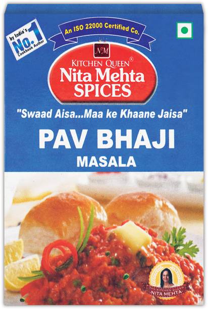 KITCHEN QUEEN NITA MEHTA Pav Bhaji Masala | Ready to use Like Homemade Pav Bhaji Masala Powder with Natural Ingredients
