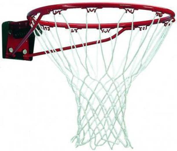 AS SPORTS 100% Good Quality Rings Basketball Net (Maroon, Orange) Basketball Net