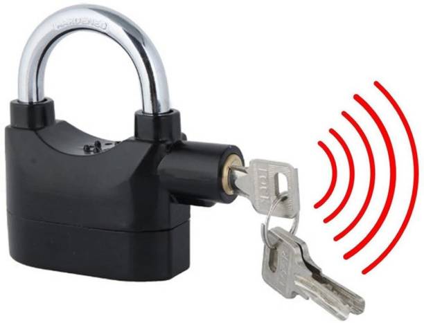Sheling Anti Theft System Security Pad Lock with Burglar Smart Alarm Siren Motion Sensor Alarm Lock-A64 Siren Alarm Pad For Door/Motor/Bike/Car Padlock Safety Lock (AL-164)