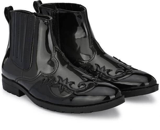 Royal Men Boots ll Casual Shoes For Men ll Latest Patent Leather Boots for Men Boots For Men Boots For Men