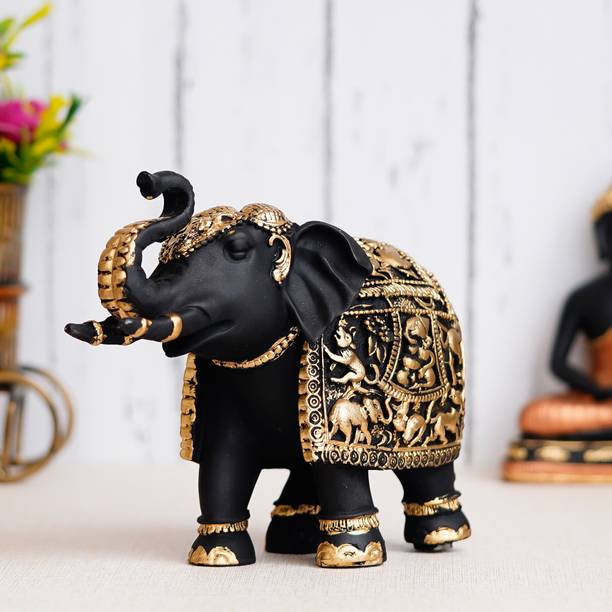 Royalbox elephant statue for home decor डेकोरेटिव शोपीस  -  18 cm