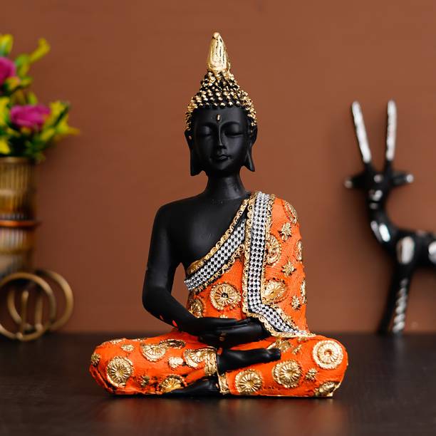 Royalbox Meditating Buddha Statue For Home Decor Idol/Showpiece डेकोरेटिव शोपीस  -  27.94 cm
