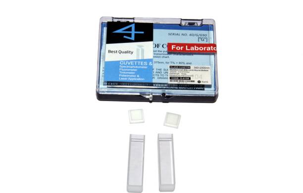 sky technology india AC-SP 10P Glass cuvette volume 3.5 ml/pathlenght 10mm (for spectrophotometer )set of 1 pair Spectrophotometer