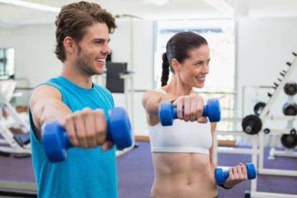 ग्रिफिन PVC Dumbbell Set Bodybuilding Gym Workout PVC Shell Dumbbells Weights Pack Of 2 निश्चित वजन डम्बल