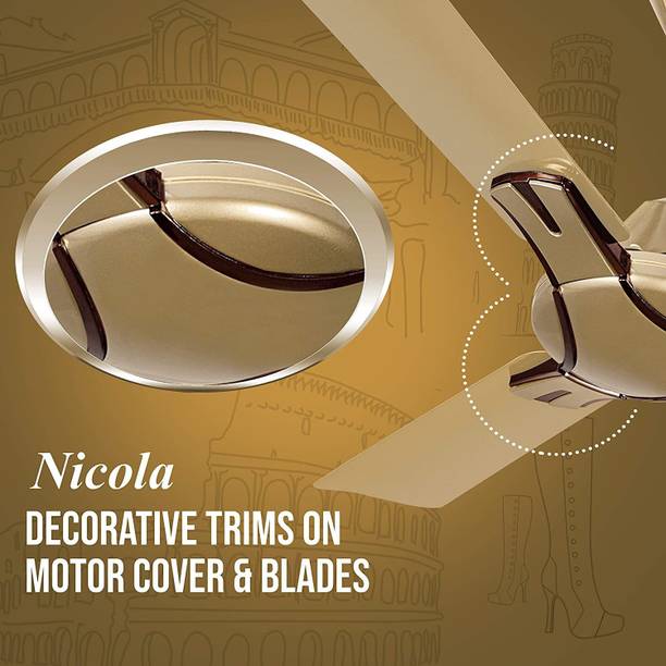HAVELLS Nicola 1200 mm Energy Saving 3 Blade Ceiling Fan