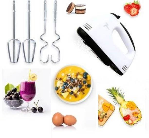 BASEL 260 W White Electric Whisk, Hand Blender