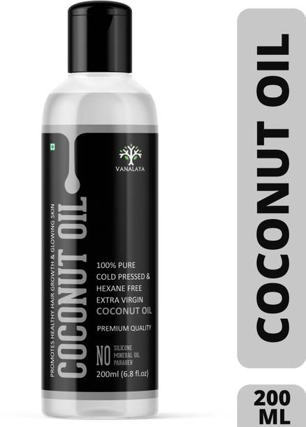 Vanalaya Pure Cold Pressed Virgin Coconut Oil For Hair, Skin Care & Cooking Coconut Oil PET Bottle
