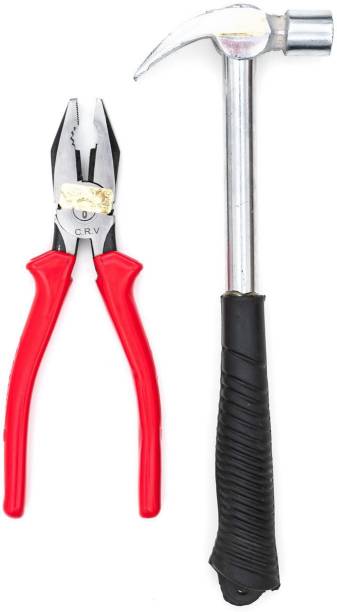 Globus 881 ..8" COMBINATION PLIER AND 1/2 LBS Curved Claw Hammer