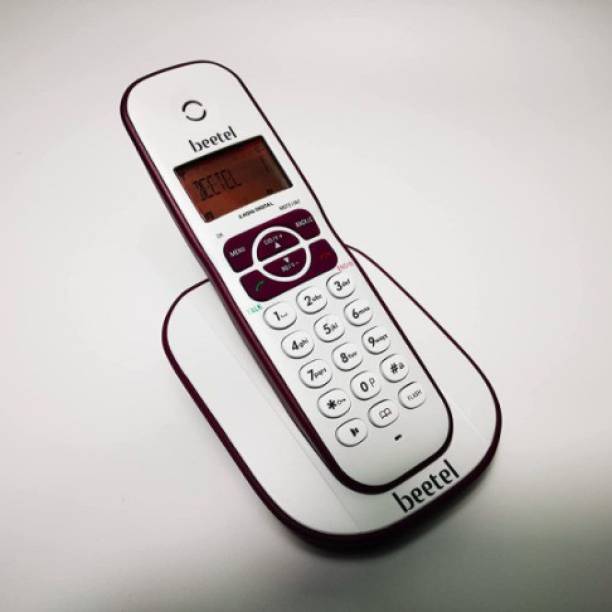 Beetel X73Red/White Cordless Landline Phone