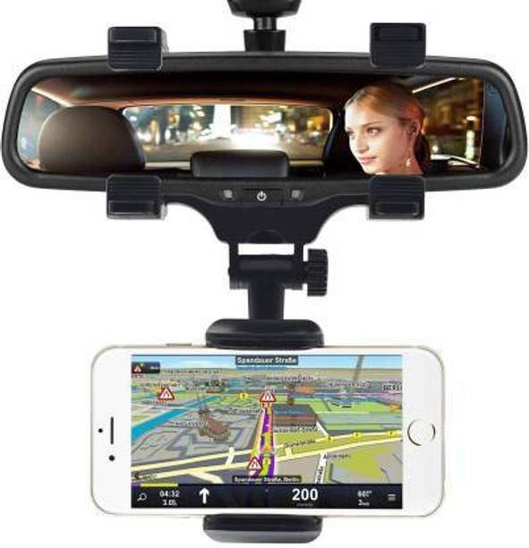 MECKWELL Rear View Mirror Mount Phone 360 Degree Rotation GPS Navigator Car...