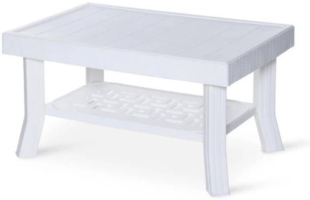 Supreme VEGAS TABLE WHITE SET OF 1 WEIGHT BEARING CAPACITY 150 KG OUTDOOR TABLE Plastic Outdoor Table