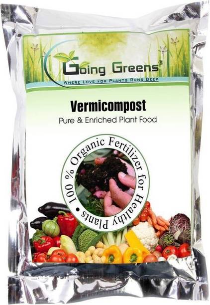 Going Greens Organic Vermicompost 900 Gm ((Improves quality of soil & helps plant growth) Fertilizer