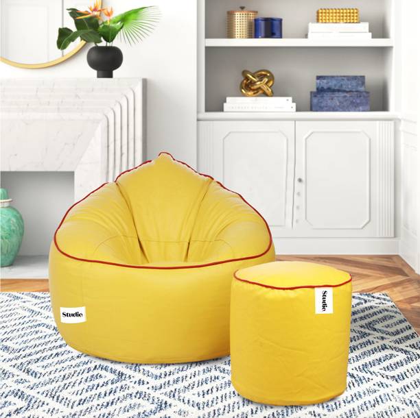 Flipkart Perfect Homes Studio XXXL Chair Bean Bag Cover  (Without Beans)