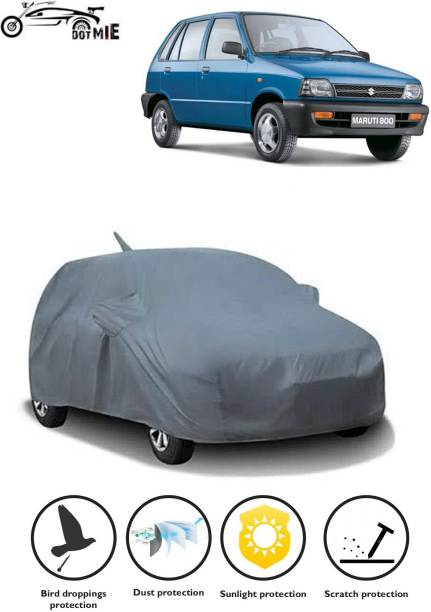 DOTMIE Car Cover For Maruti Suzuki 800 (With Mirror Pockets)