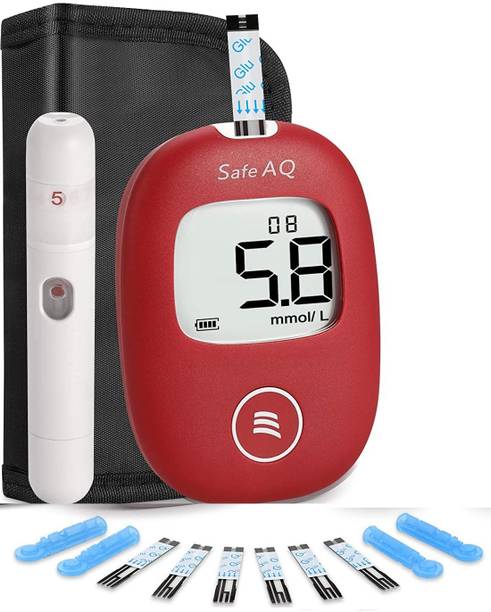Sinocare Smart With 10(Strips & Lancet) Blood Glucose Monitoring Glucometer