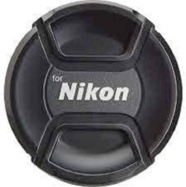 SUPERNIC Replacement Center Pinch Lens Cap Cover 55mm for Nikon D5600, D3400 DSLR Camera with 18-55mm f/3.5-5.6G VR AF-P DX and 70-300mm f/4.5-6.3G ED (for Nikon 55mm Lens Cap)  Lens Cap