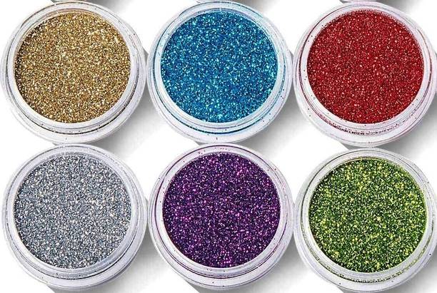 Mahir Glitter Glitter 6 Colours Glitter 10 Gram Each