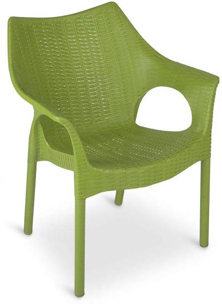 Supreme Cambridge Designer Rattan Finish Fully Comforted 100% Virgin Plastic Outdoor Chair