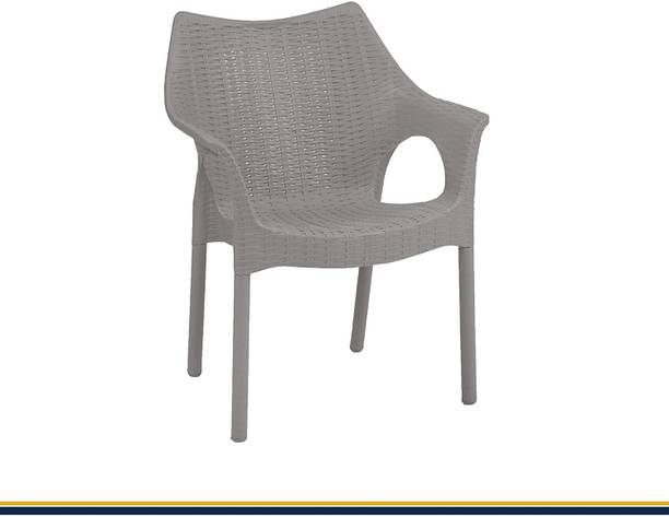 Supreme Cambridge Designer Rattan Finish Fully Comforted 100% Virgin Plastic Outdoor Chair