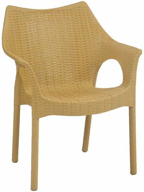 Supreme Cambridge Designer Rattan Finish Fully Comforted 100% Virgin Plastic Outdoor Chair