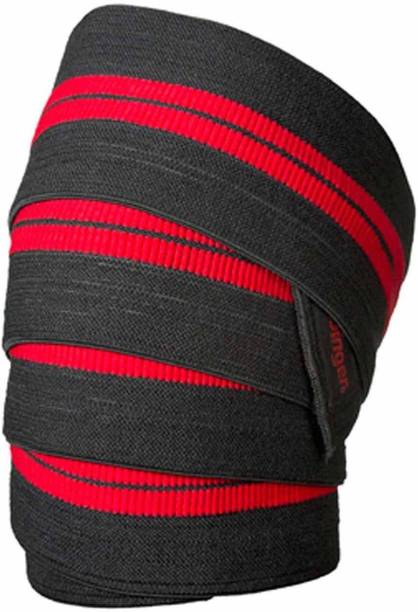 Leosportz Bull Strength Knee Wraps- 84" Powerlifting - Knee Straps Squats Knee Support
