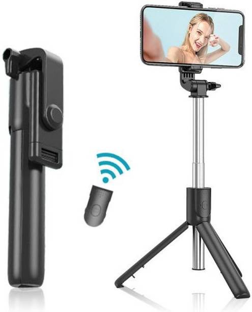 Glatoxi Wireless bluetooth selfie stick for Vlog/Video/Reels/photography Tripod
