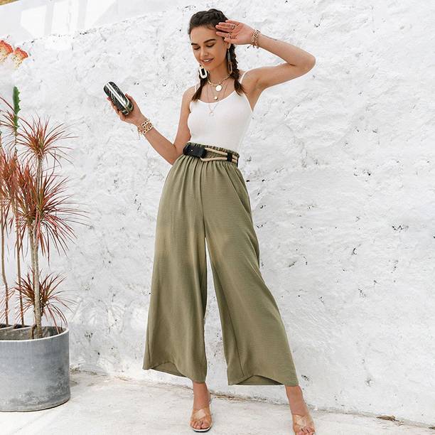 Urbanic Women Green Trousers