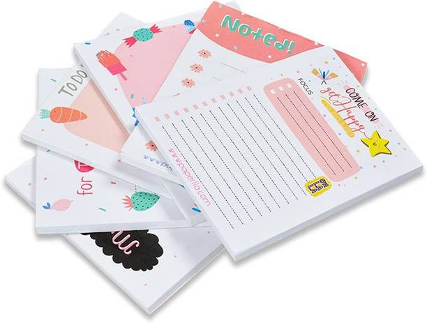 COI Daily Planners Tear-Off to Do List Planning Pad - Dated Notepad Organizer - Set of 6 Writing Pads Pocket-size Note Pad UNRULED 50 Pages