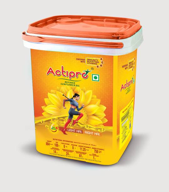 Actipro High Oleic Refined Sunflower Oil Plastic Bottle