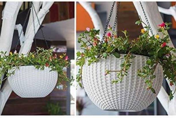 VirajSanchi Virajsanchi Plant Container Plastic Vase