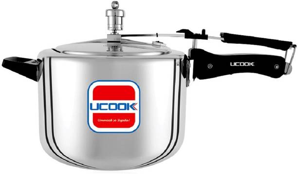 UCOOK By United Ekta Engg. 5 Litre Aluminium Inner Lid Non-Induction 5 L Inner Lid Pressure Cooker