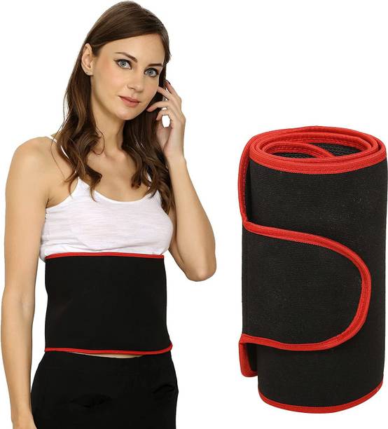 RBS Waist Trimmer Sauna Ab Belt for Women & Men - Waist Trainer Stomach Wrap Abdominal Belt