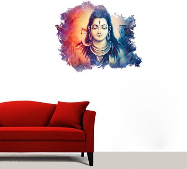 STICKER STUDIO 58 cm Shiva Wall Sticker & Decal Self Adhesive Sticker