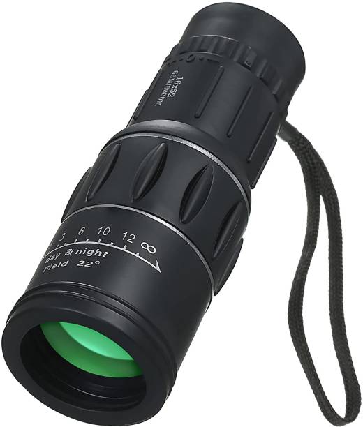 TFG - 16x52 Monocular Scope, Real 16x Magnification, Waterproof Fog proof Monocular with Clear BAK4 Prism Dual Focus for Bird Watching, Camping, Hiking Catadioptric Telescope