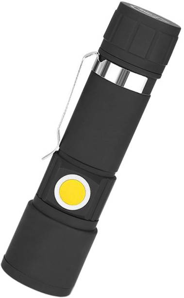 GALLAXY Zoomable Torch Lamp Light Torch Search Light Torch 2 hrs Torch Emergency Light