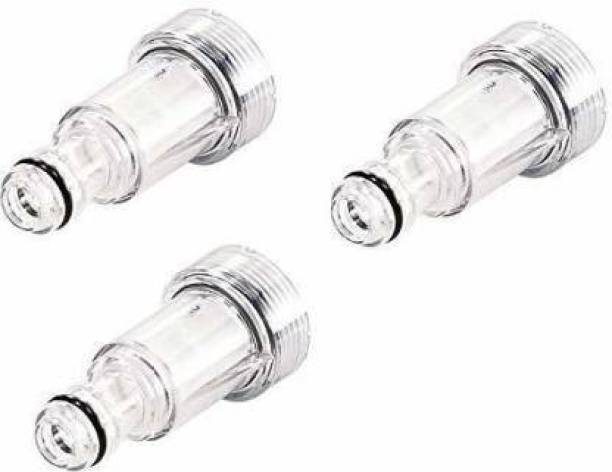 MINI Water Filter Pressure Washer Accessory for 3/4" Inlet Nozzle (Nipple) Spray Gun for Gaocheng Starq Jpt Resqtech Bosch Karcher Pressure washers Pressure Washer (PACK OF 3) Pressure Washer