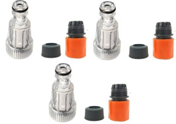 MINI Water Filter Pressure Washer Accessory for 3/4" Inlet Nozzle With Connector Spray Gun for Gaocheng Starq Jpt Resqtech Bosch Karcher Pressure washers Pressure Washer (PACK OF 3) Pressure Washer