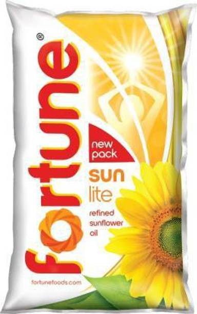 FORTUNE Sunlite Refined Sunflower Oil Pouch