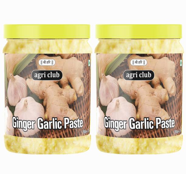 एग्री क्लब Ginger Garlic Paste 200 Gm(pack of 2)
