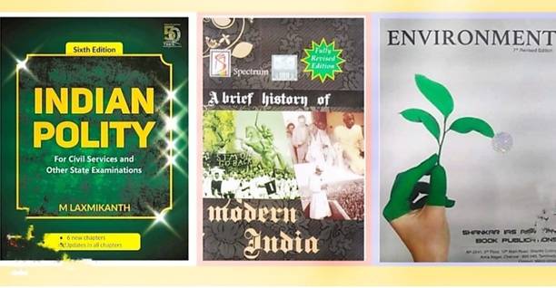 Best Ias/upsc Combo Indian Polity By M Laxmikanth A Brief History Of Modern India ( English , Paperback , Unknown )Environment 7th Revised Edition By Shankar Ias Academy