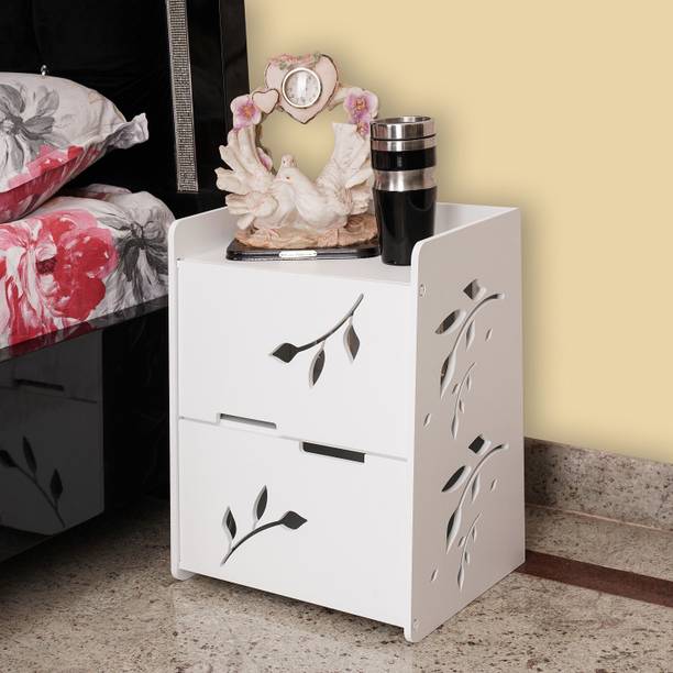 SS ARTS Decorative Bed side Lamp Table Bedroom Utility Shelf Natural Fiber Bedside Table