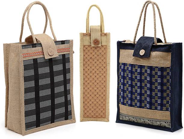 asian Men & Women Multicolor Bottle Bag