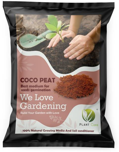PLANT CARE Organic Cocopeat Loose for Indoor & Outdoor Plants, Kitchen Garden, Terrace Gardening Soil Mixture Fertilizer- ( 5 kg ) Fertilizer