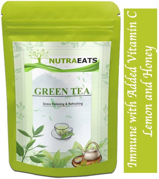NutraEats Green Tea for Weight Loss | 100% Natural Green Loose Leaf Tea | Pure Green Tea with No Additives Unflavoured Green Tea Pouch Advanced (T813) Unflavoured Green Tea Pouch