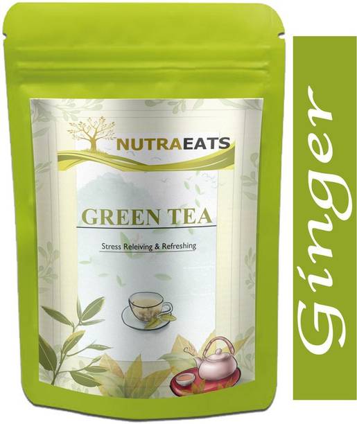NutraEats Green Tea for Weight Loss | 100% Natural Green Loose Leaf Tea | Pure Green Tea with No Additives Unflavoured Green Tea Pouch Advanced (T388) Unflavoured Green Tea Pouch