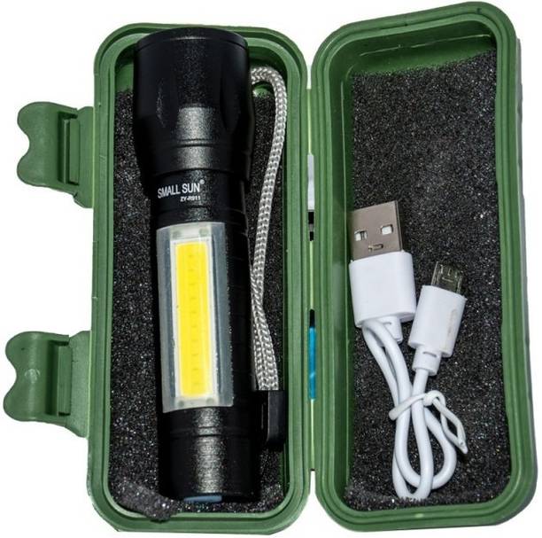 MZ Mini Pocket Light Zoom COB USB Charging Led Water Proof DP Torch