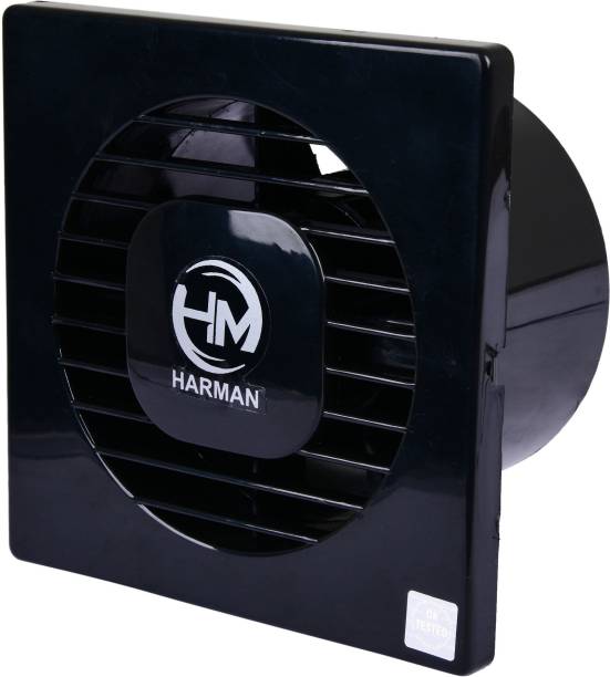 HM Copper 4 Inch Eco Axial Fan Exhaust Fan For Kitchen | Bathroom | Office Black 100 mm Exhaust Fan