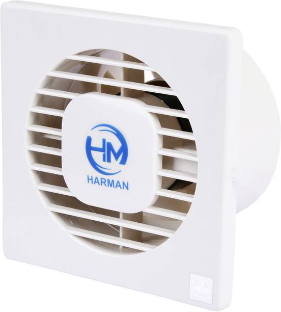 HM Copper 4 Inch Eco Axial Fan Exhaust Fan For Kitchen | Bathroom | Office White 100 mm Exhaust Fan