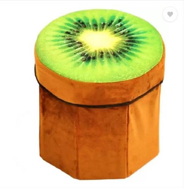 Rockjon 5 L Orange Laundry Stool/Storage